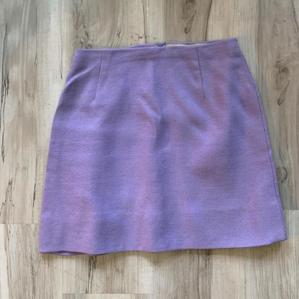 Vintage 1960s purple mini skirt with zipper‎ and pockets Bobbie Brooks